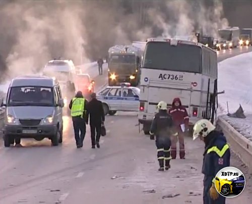 Пять человек погибли в ДТП с участием автобуса в Пермском крае (д. Кунья, Добрянский район)